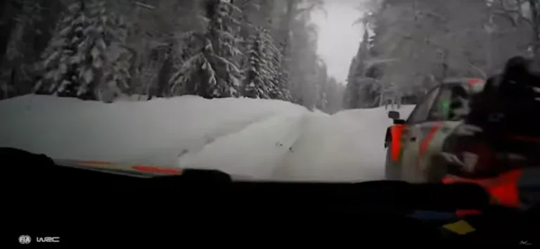 10 centin múlt, hogy nem lett komoly baleset a Svéd Rallyn