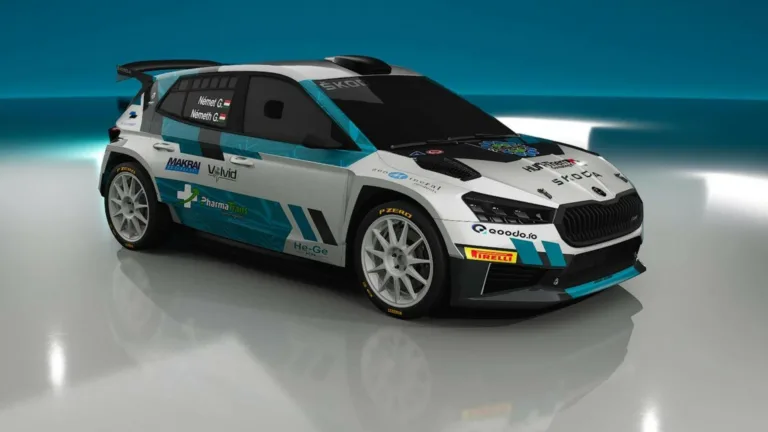 Német Gábor a legújabb Skodával áll rajthoz a Rally Hungaryn