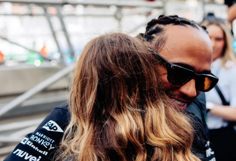 Lewis Hamilton, Doriane Pin, Mercedes