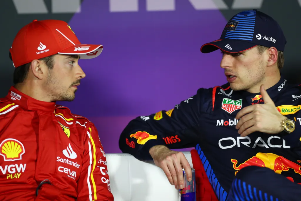 Max Verstappen, Red Bull, Charles Leclerc, Ferrari, Bahreini Nagydíj