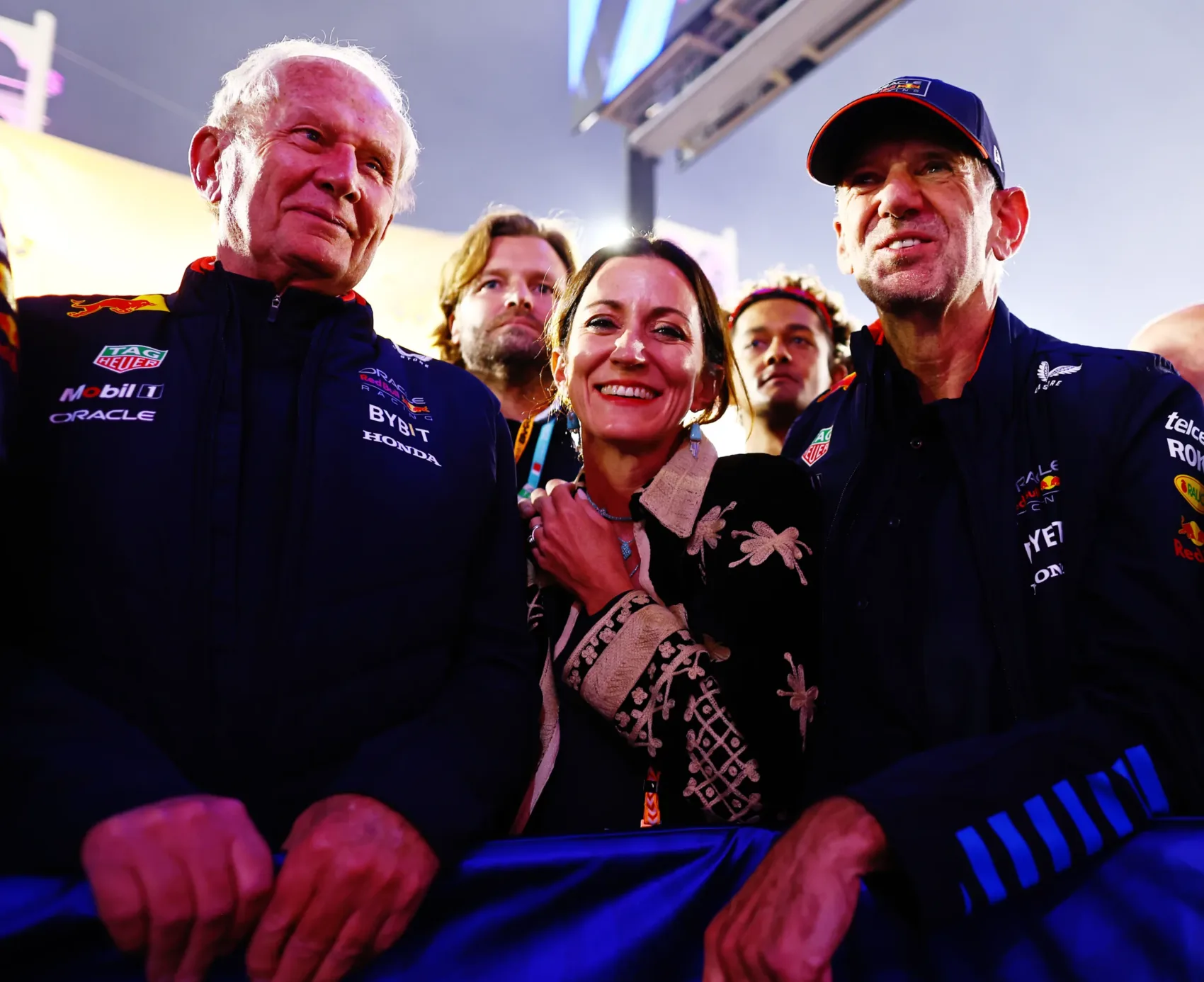 Helmut Marko, Amanda Newey, Adrian Newey, Red Bull, Bahreini Nagydíj