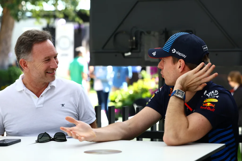 Max Verstappen, Christian Horner, Red Bull, Ausztrál Nagydíj