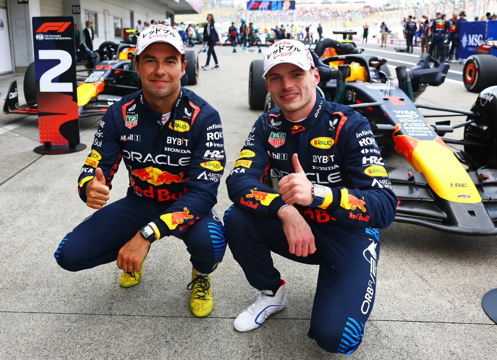 Sergio Pérez, Max Verstappen, Red Bull, Japán Nagydíj