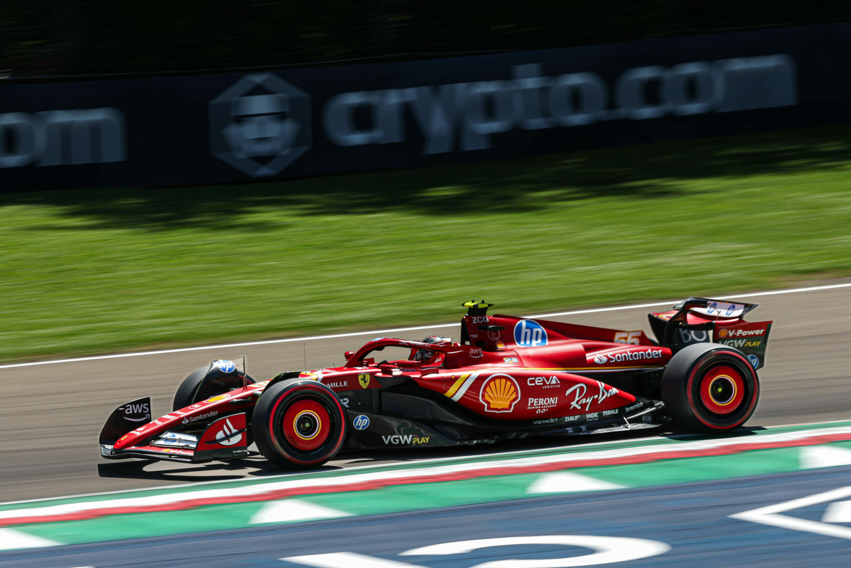 Carlos Sainz, Ferrari, Imola