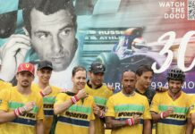 Senna megemlékezés, Leclerc, Vettel, Hamilton, Sainz