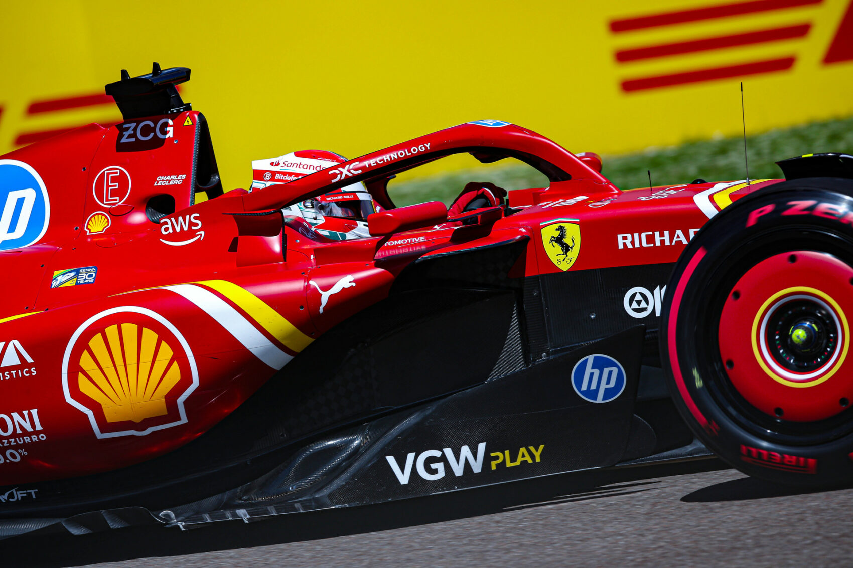 Charles Leclerc, Ferrari, Imola