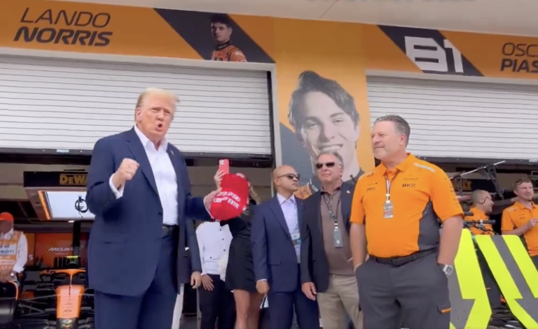 „Szégyenletes és undorító” – népharag zúdult a miami-győztes McLarenre Donald Trump miatt