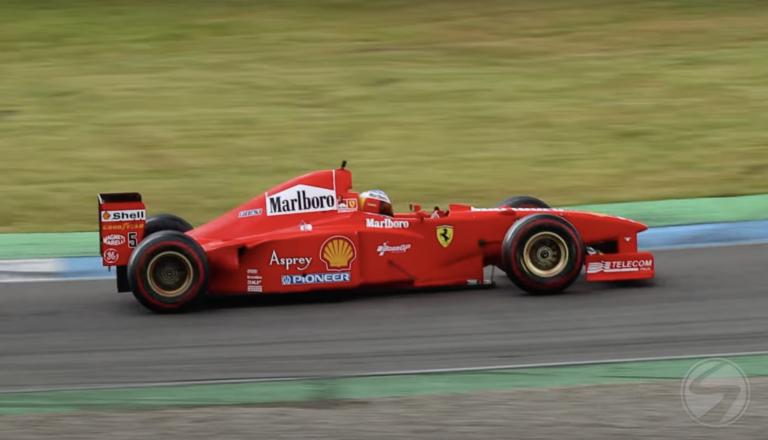 Mintha Michael Schumacher vezette volna – V10-es Ferrari tűnt fel a hockenheimi pályán (videó)