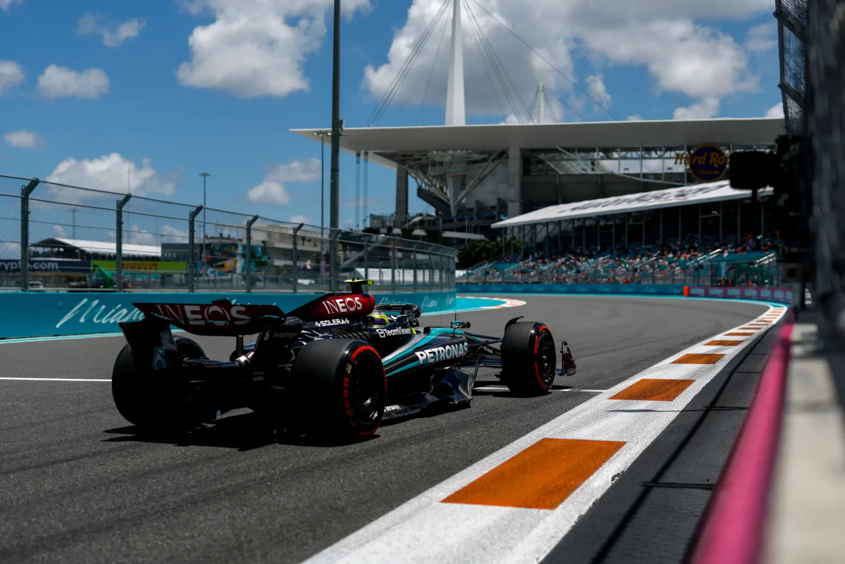 Forma-1, Lewis Hamilton, Mercedes, Miami Nagydíj 2024, péntek