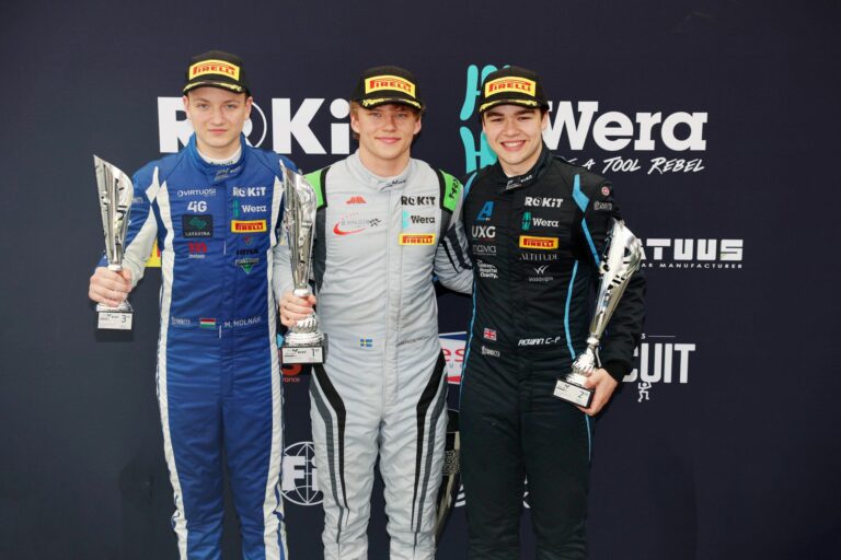 Megduplázta újoncdobogóinak számát Molnár Martin a brit F4-ben