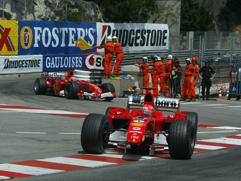 Michael Schumacher, Rubens Barrichello, Ferrari, Monacói Nagydíj