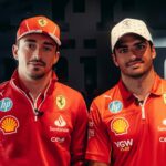Leclerc, Sainz, Ferrari, Spanyol Nagydíj