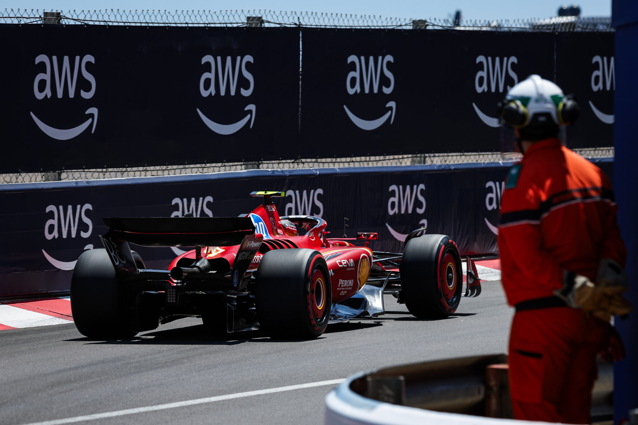 Carlos Sainz, Ferrari, Monaco