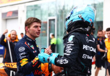 Verstappen, Russell, Red Bull, Mercedes, Kanadai Nagydíj