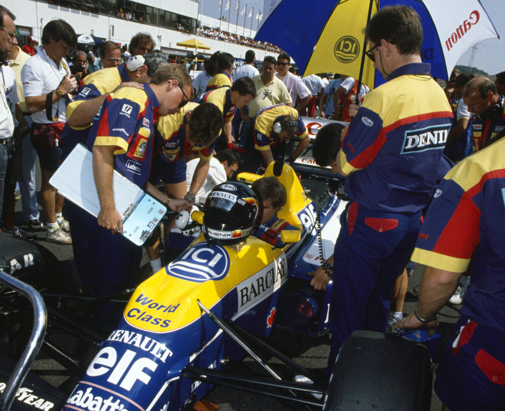 Thierry Boutsen, Williams, Magyar Nagydíj, 1990