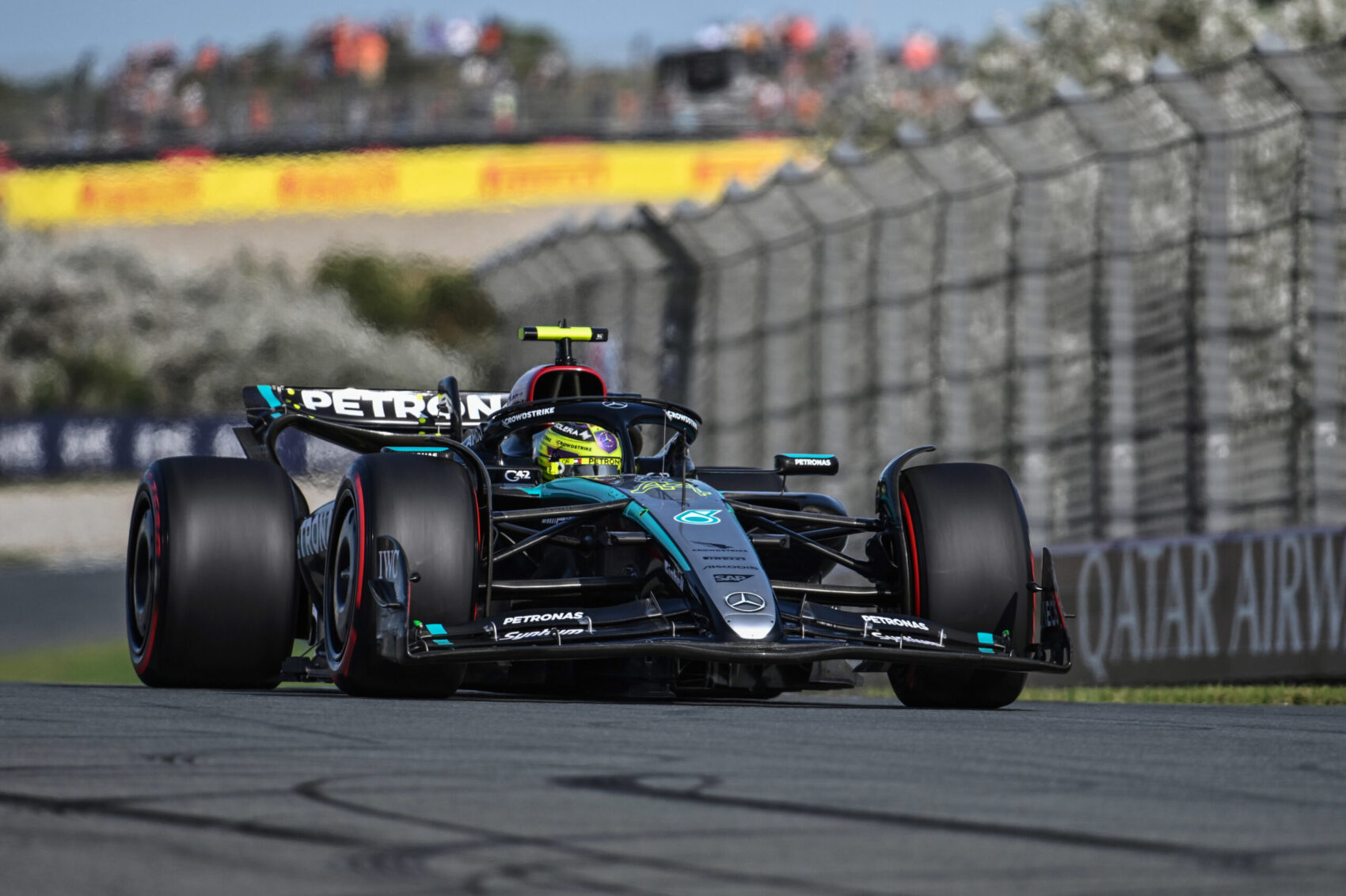 Forma-1, Lewis Hamilton, Mercedes, Holland Nagydíj 2024, péntek