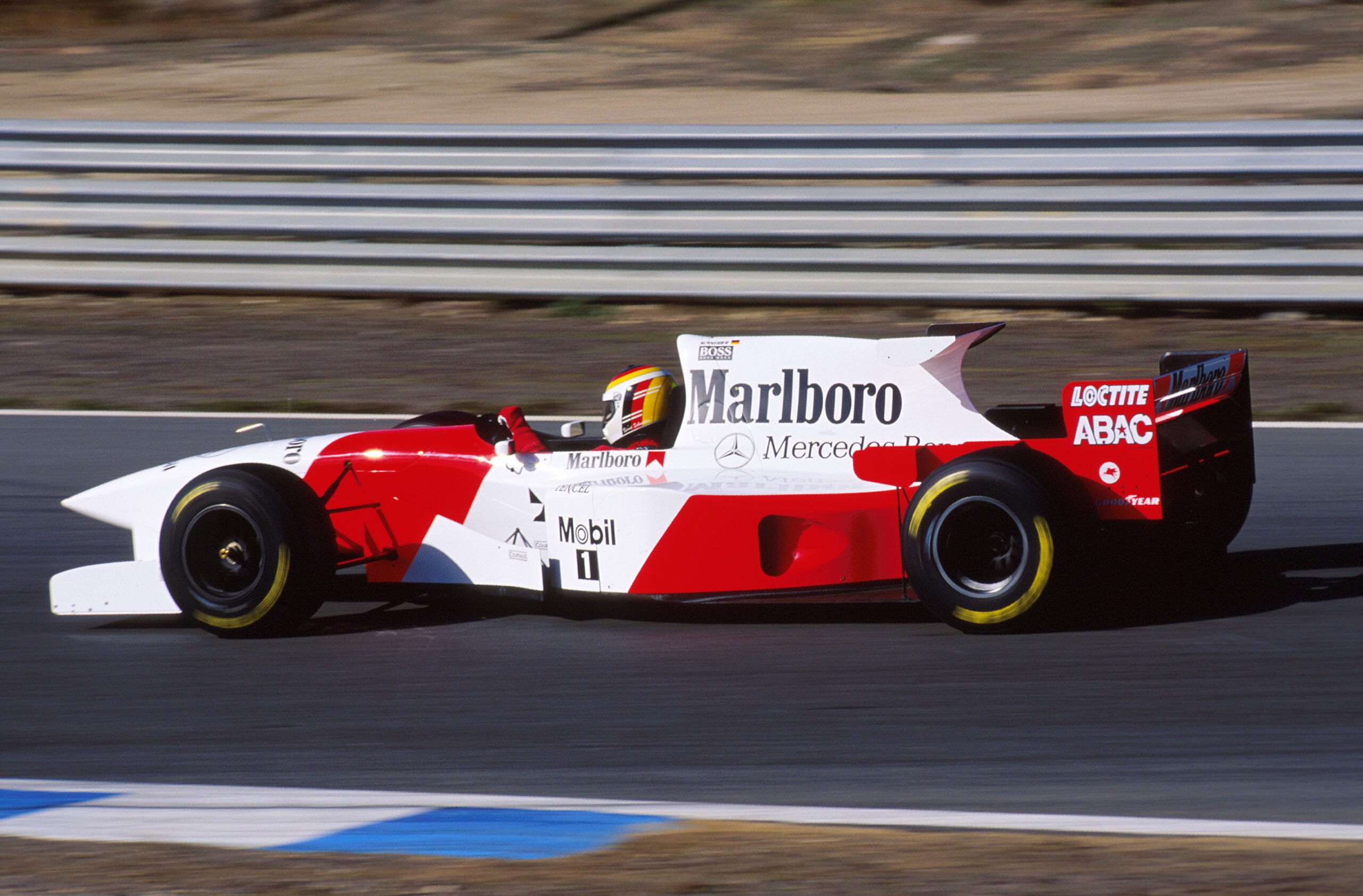 Bernd Schneider, McLaren, teszt, Jerez, 1995