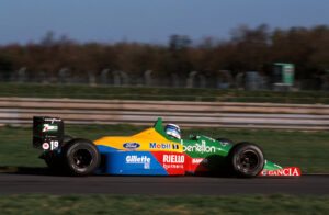 Mika Häkkinen, Benetton, teszt, 1990