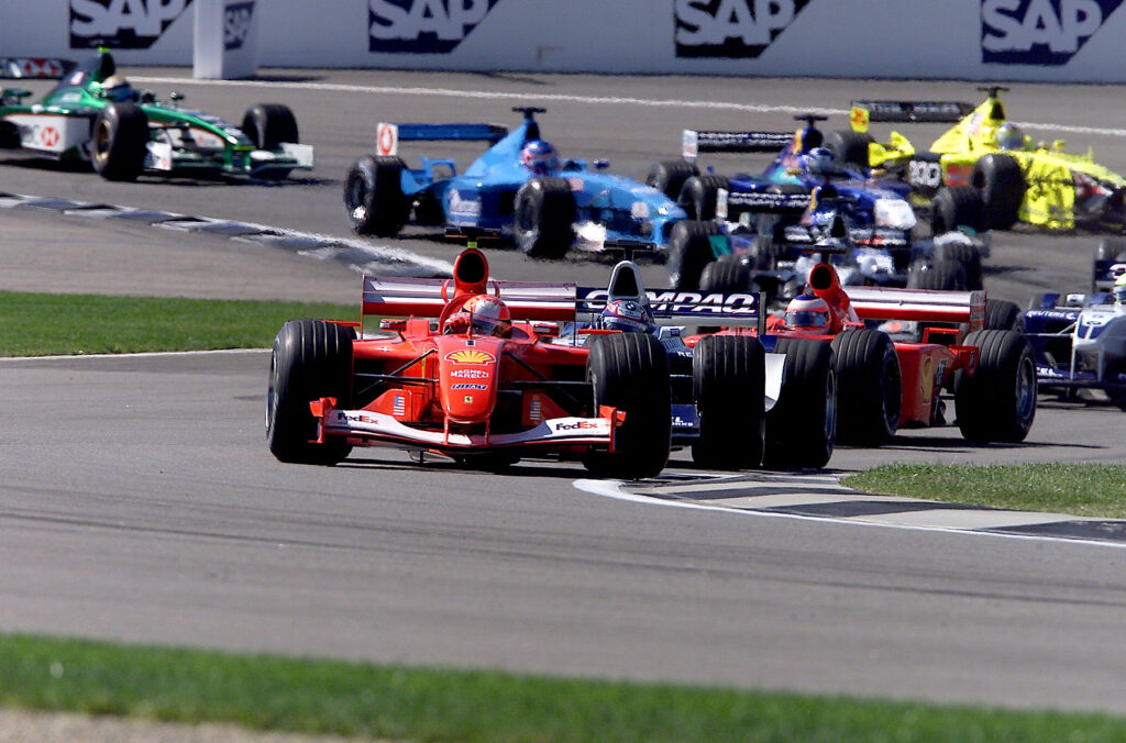 Michael Schumacher, Ferrari, USA Nagydíj, 2001