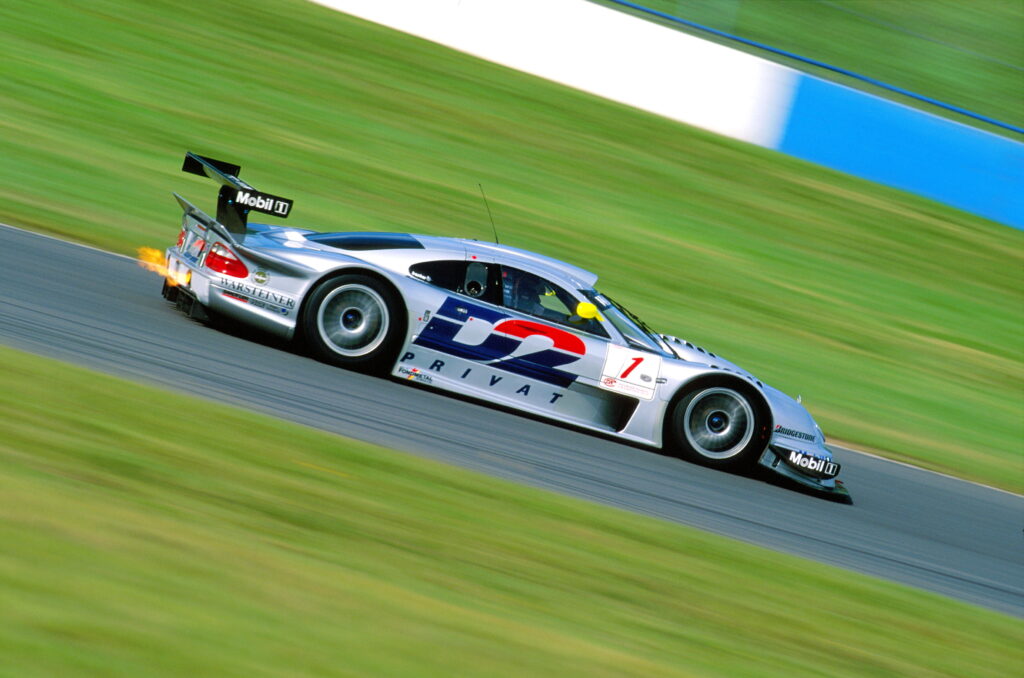 Bernd Schneider, Mercedes-Benz CLK GTR, FIA GT Championship, Donington Park, 1998