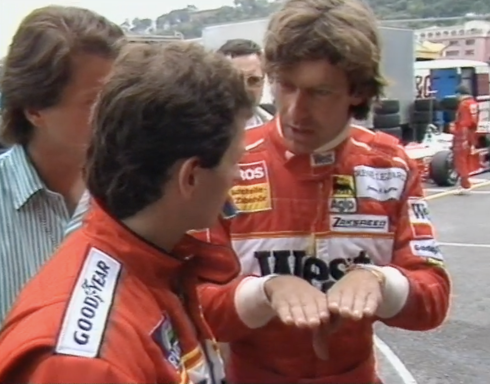 Christian Danner, Martin Brundle, 1987