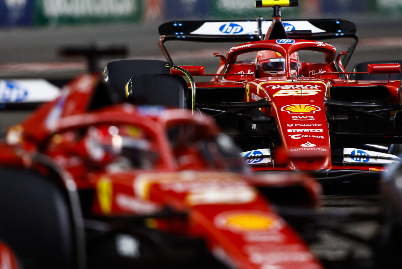 Charles Leclerc, Carlos Sainz, Ferrari, Las Vegas