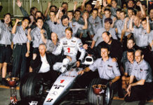 Mika Häkkinen, David Coulthard, Ron Dennis, McLaren, 1998, Japán Nagydíj