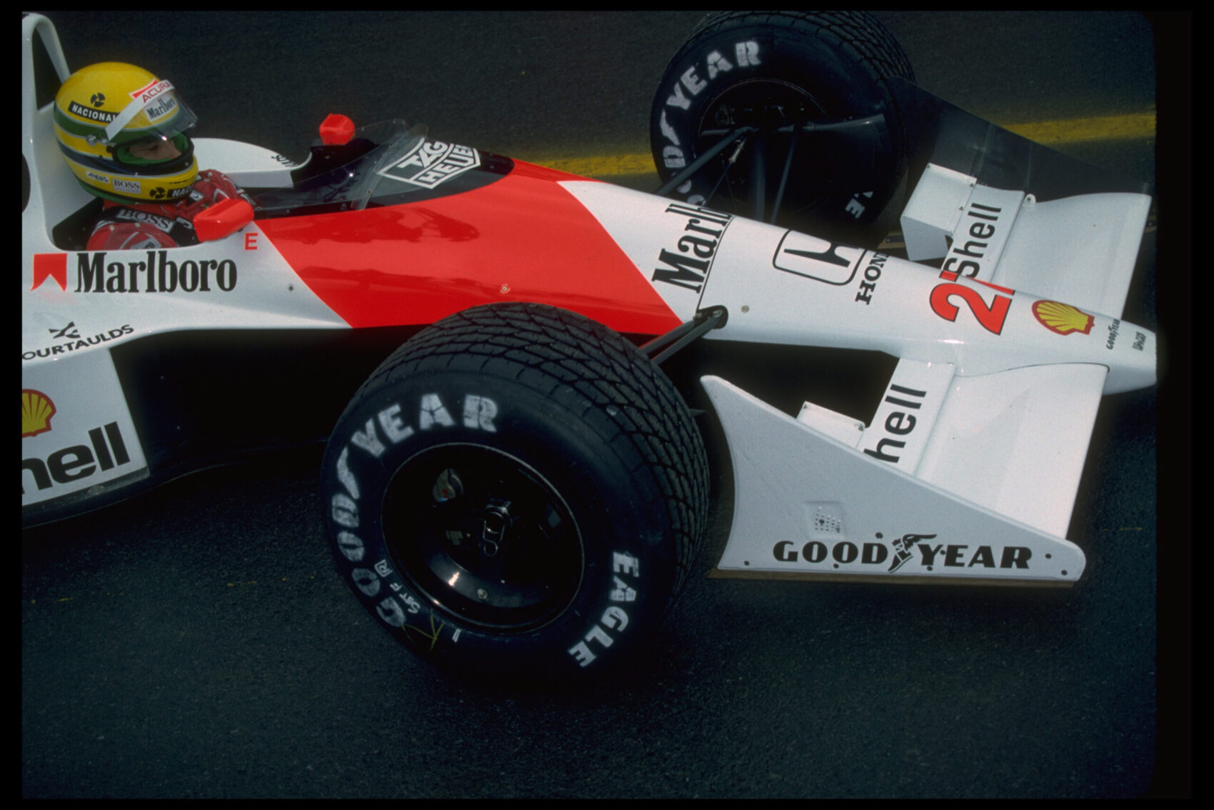 Ayrton Senna, McLaren, USA Nagydíj, 1990