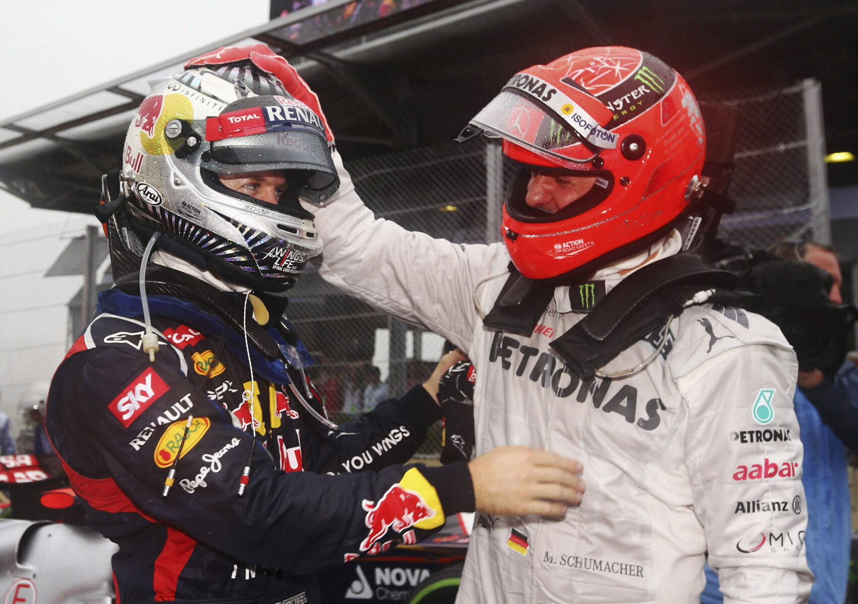 Sebastian Vettel, Michael Schumacher, 2012, Brazil Nagydíj