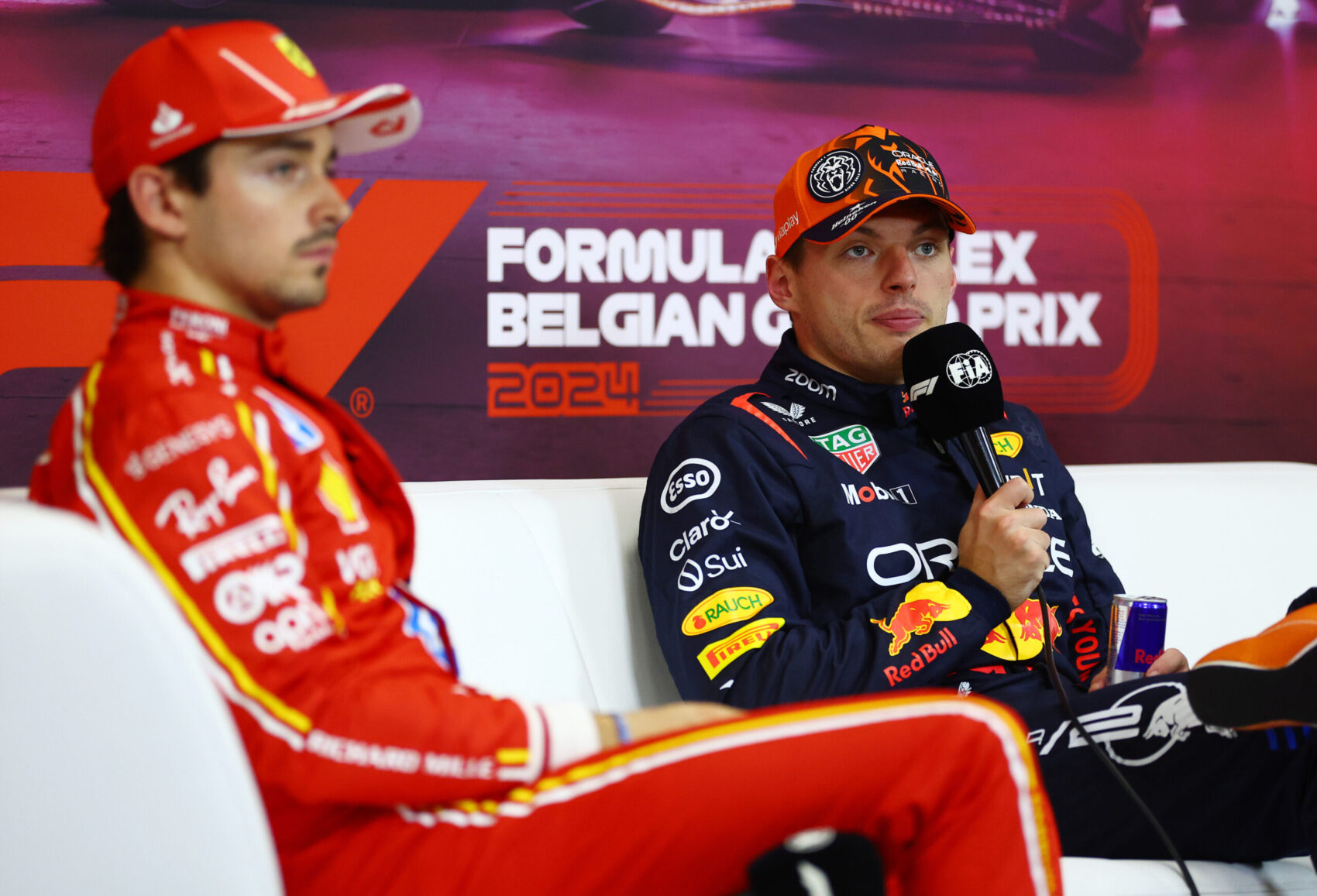 Max Verstappen, Charles Leclerc