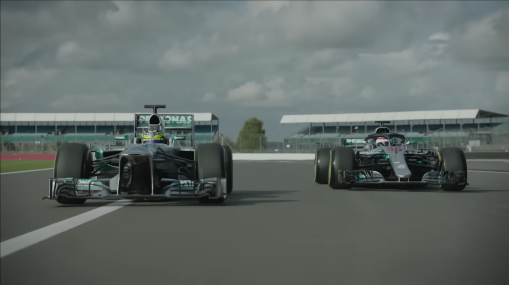 Lewis Hamilton, Martin Brundle, Mercedes, Silverstone