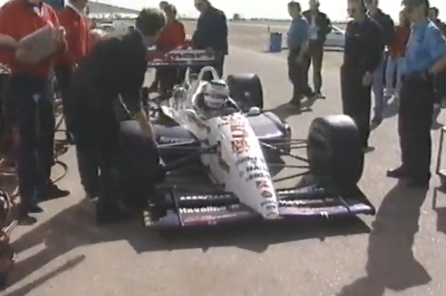 Mansell, IndyCar, teszt