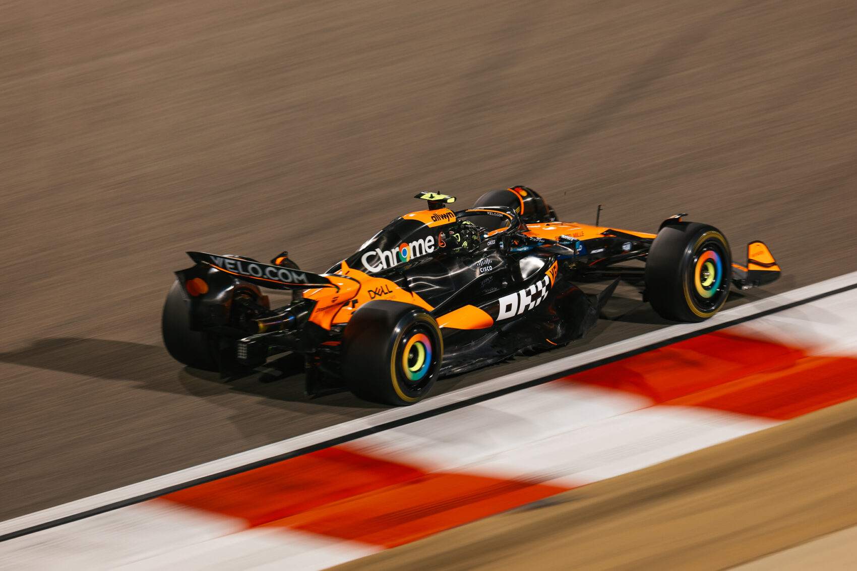 Lando Norris, McLaren, Bahrein, teszt