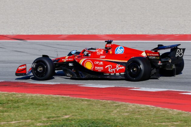 Charles Leclerc, Ferrari, teszt, Pirelli, Barcelona