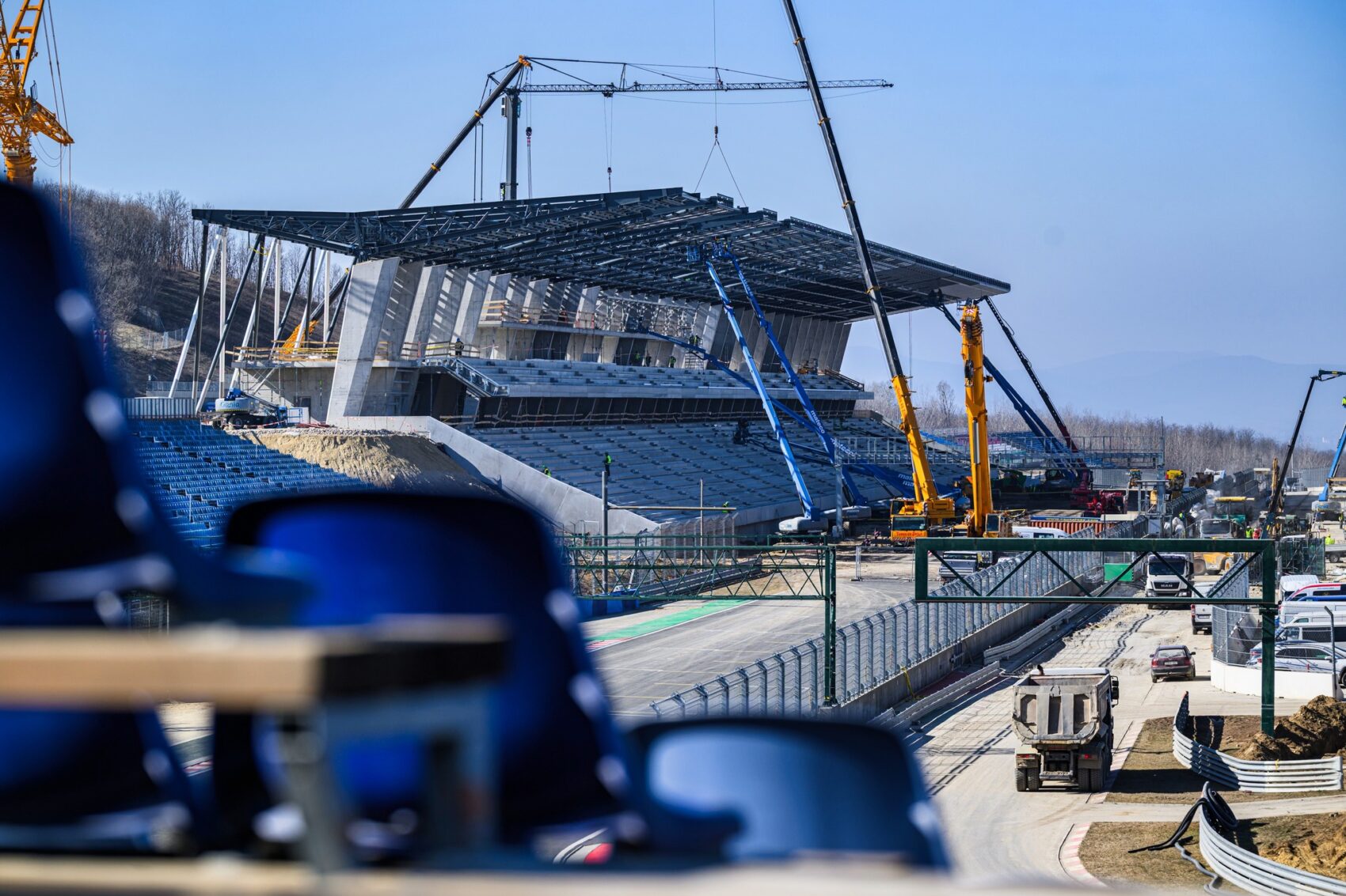 Hungaroring, építkezés