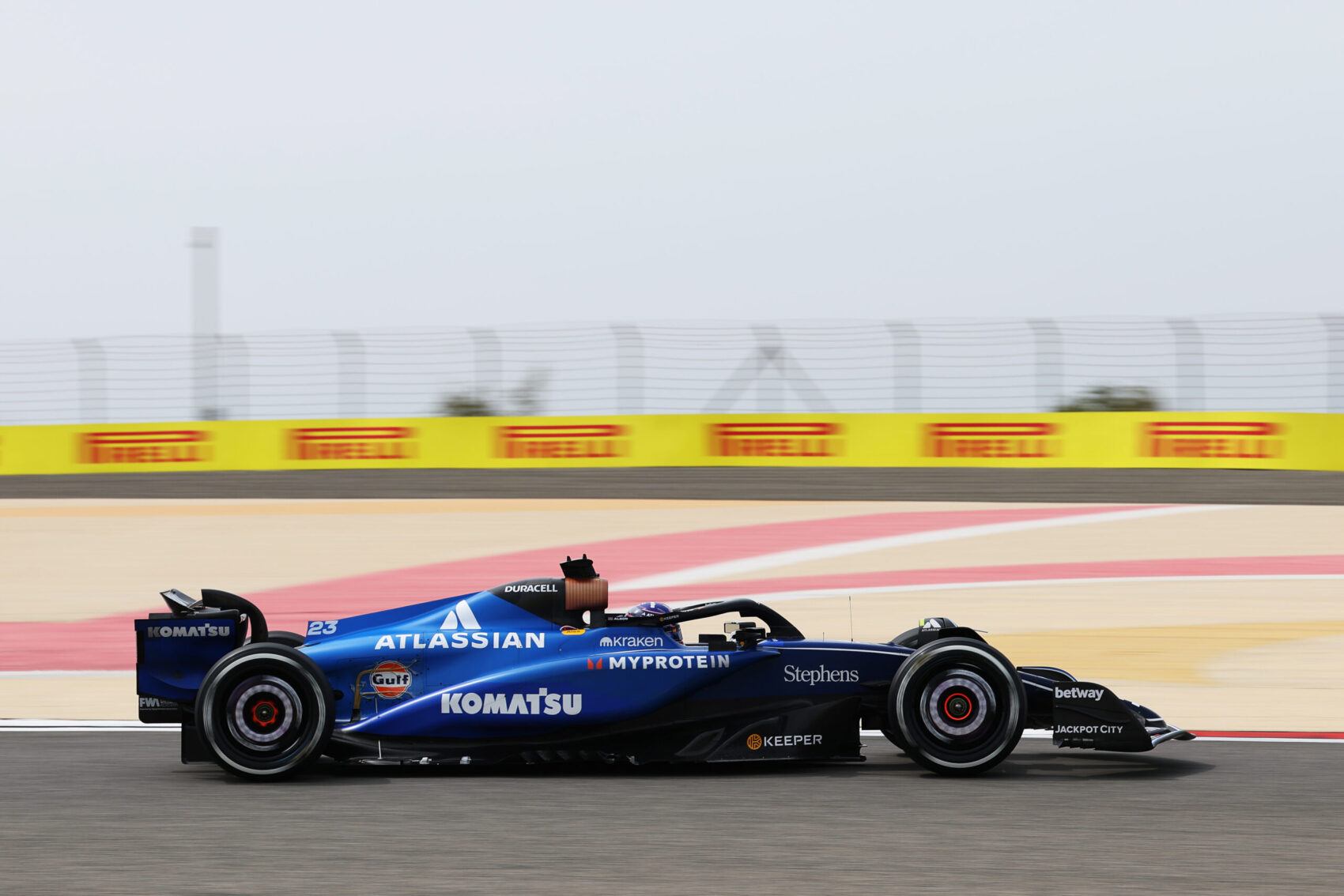 Alex Albon, Williams, Bahrein, teszt