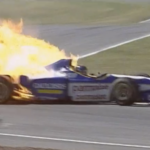 Pedro Diniz, Ligier, Argentin Nagydíj, tűz, 1996