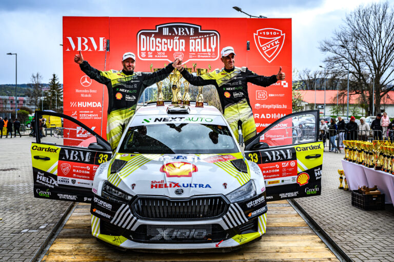 Turán Frici nyerte meg a Diósgyőr Rallyt, Német Gábor lecsúszott a dobogóról