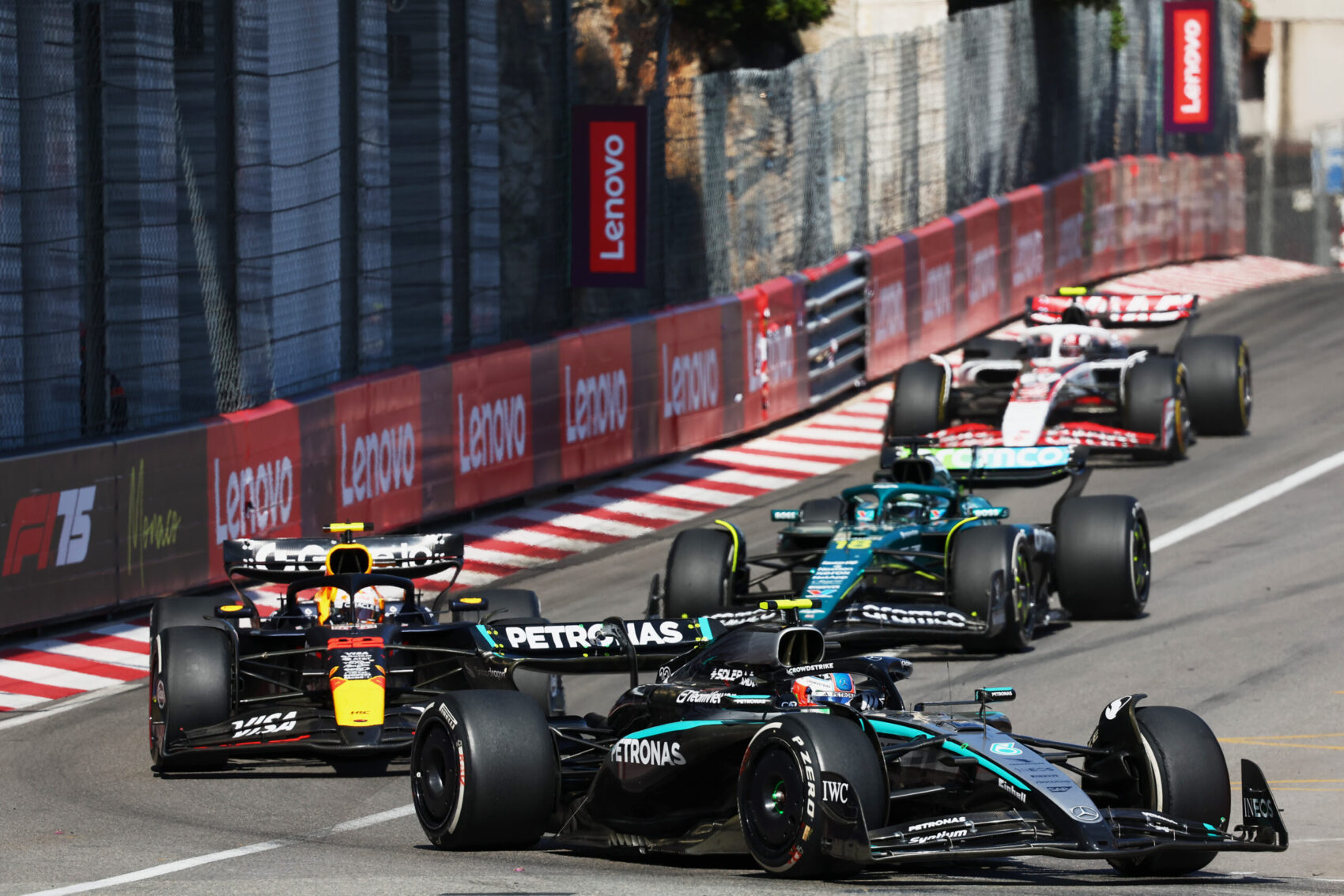 Forma-1, Andrea Kimi Antonelli, Mercedes, Yuki Tsunoda, Red Bull, Lance Stroll, Aston Martin, Oliver Bearman, Haas, Monacói Nagydíj 2025, vasárnap