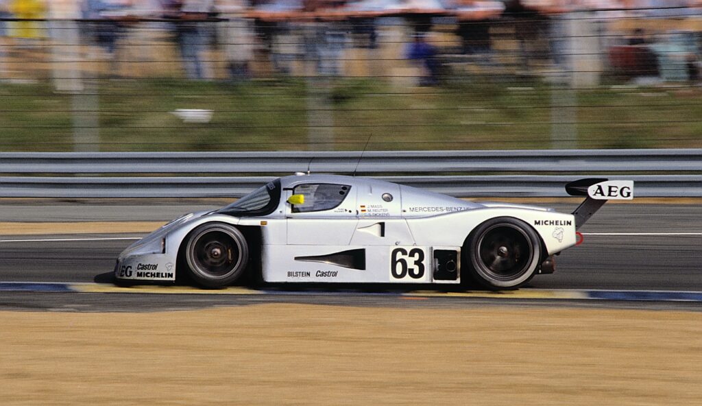 Jochen Mass, Sauber, Mercedes, Le Mans, 1989