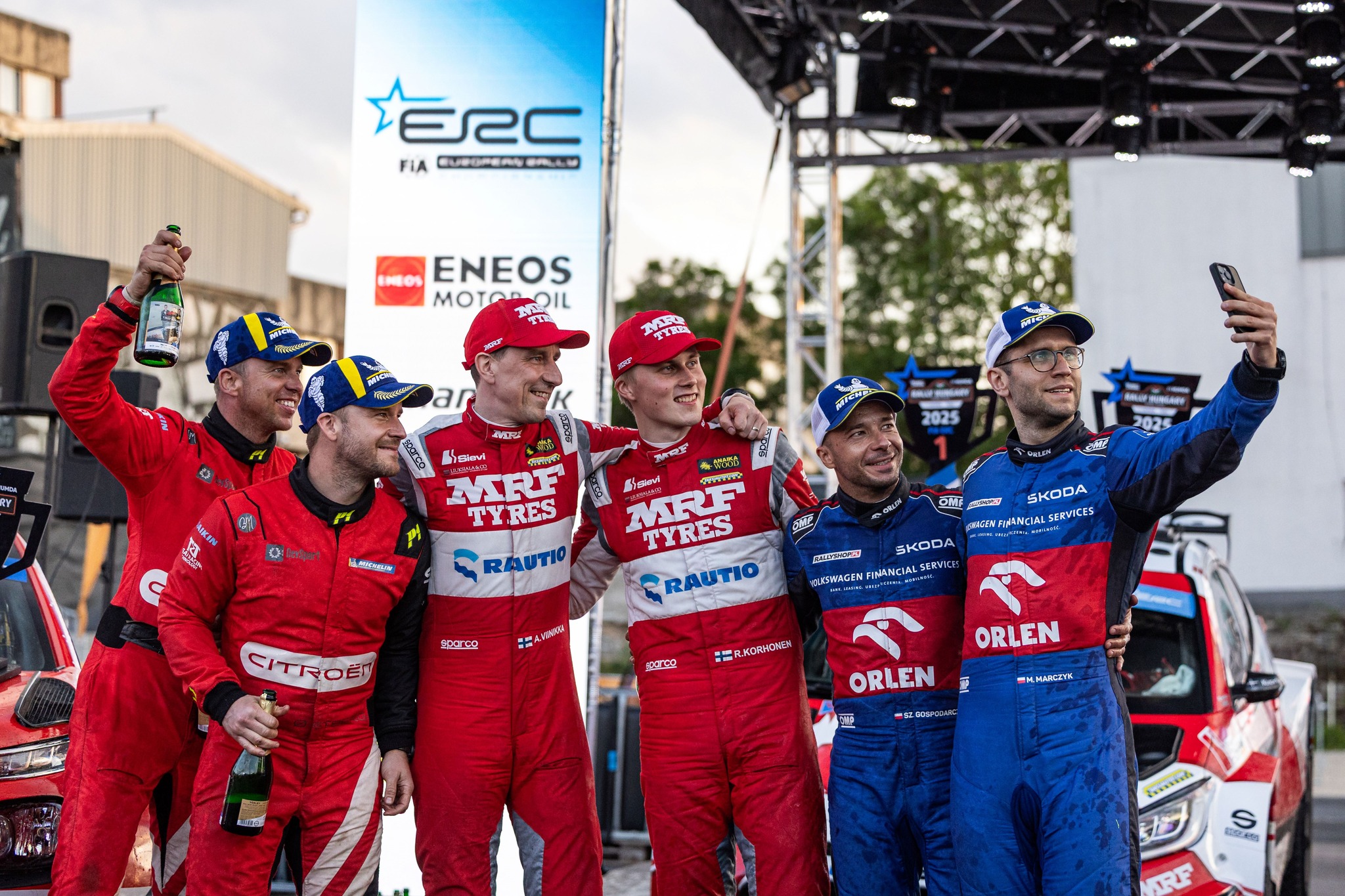 Rally Hungary dobogó
