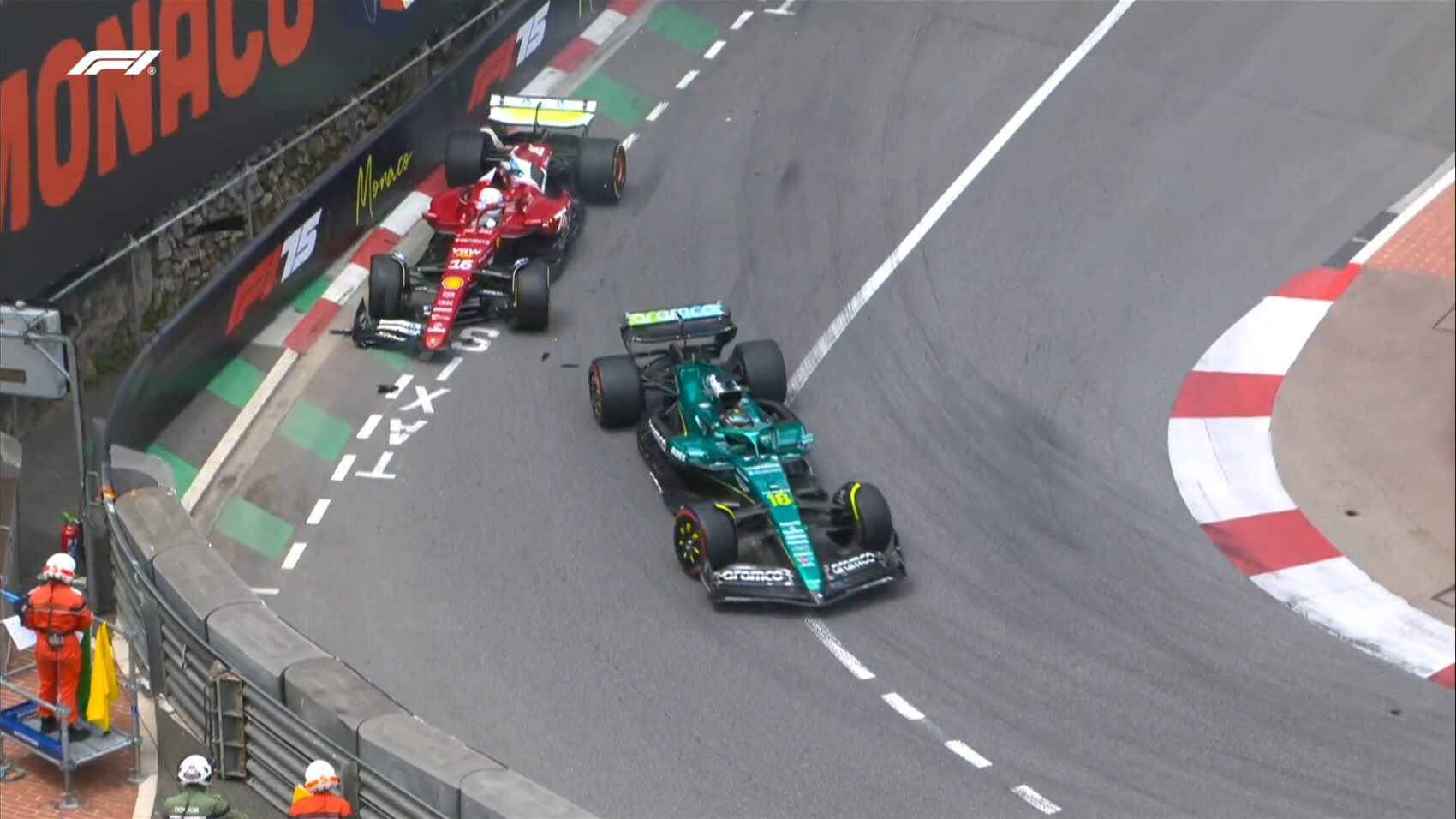 Leclerc, Stroll, Monaco