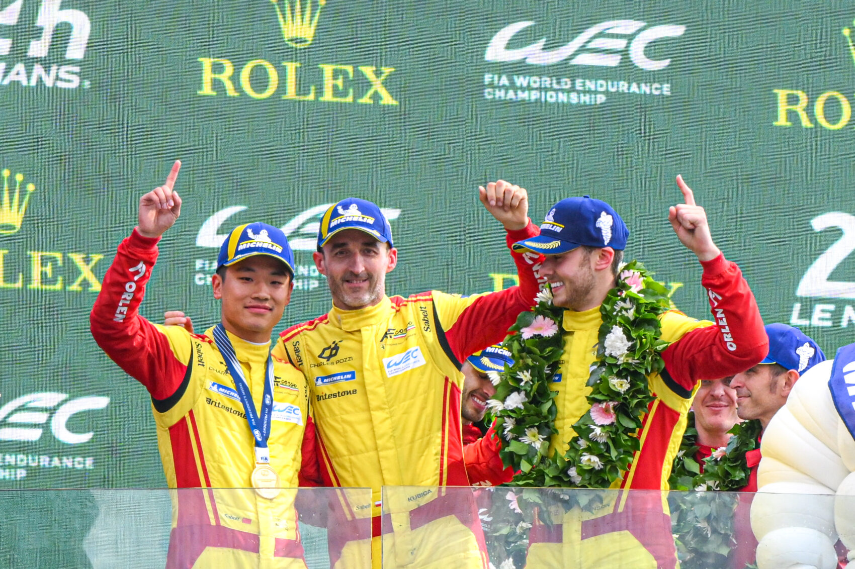 Robert Kubica, Phil Hanson, Ye Yifei, Ferrari, Le Mans