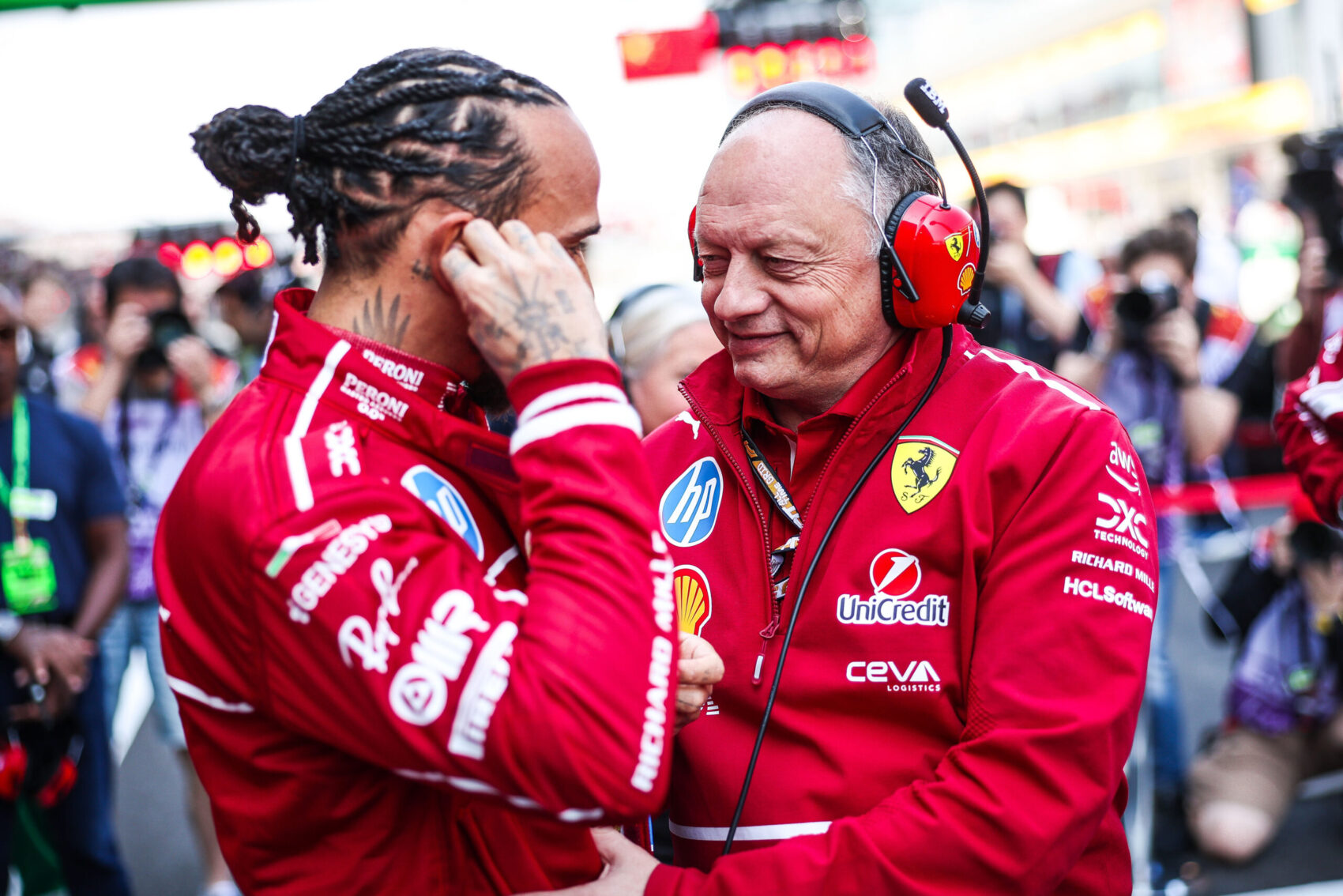 Forma-1, Lewis Hamilton, Frédéric Vasseur, Kínai Nagydíj 2025