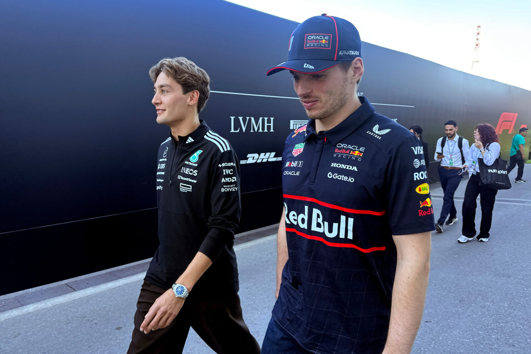 Russell, Verstappen, Mercedes, Red Bull