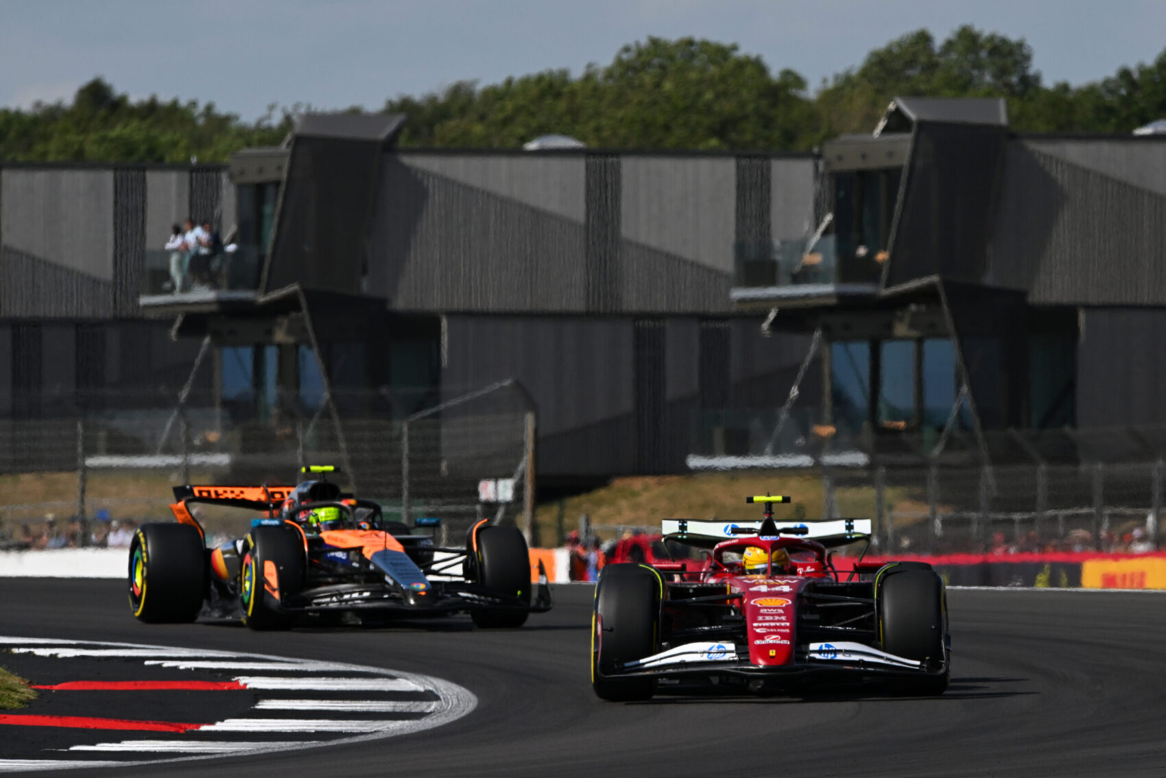Hamilton, Norris, Ferrari, McLaren