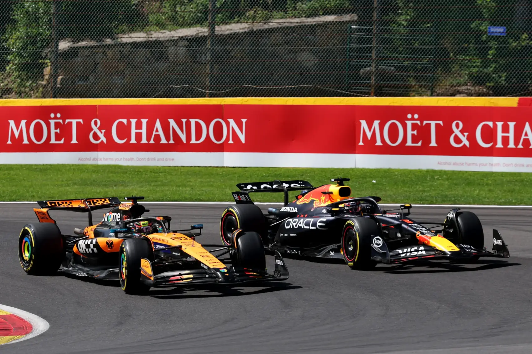 Piastri, McLaren, Verstappen, Red Bull, Belga Nagydíj