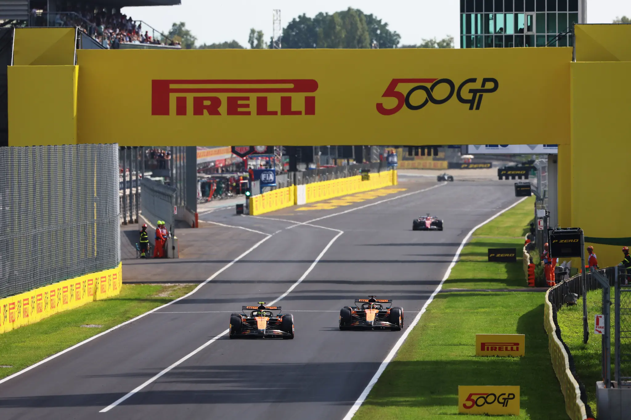 Forma-1, Lando Norris, Oscar Piastri, McLaren, Olasz Nagydíj 2025, futam