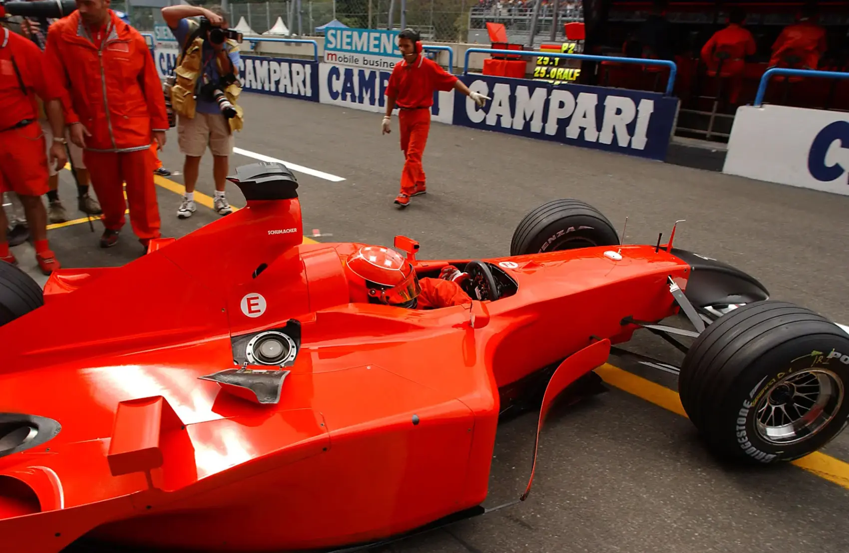 Michael Schumacher, Ferrari, 2001, Olasz Nagydíj