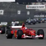 Schumacher, Barrichello, USA Nagydíj, 2002